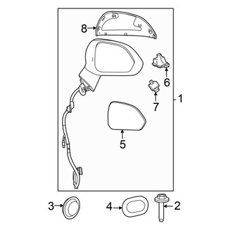 Dodge OE - Door - Outside Mirrors