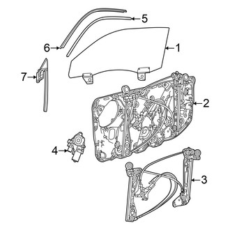 Dodge OE - Door - Glass & Hardware