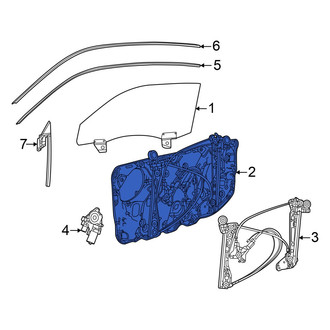 Dodge OE - Front Right Door Panel Carrier
