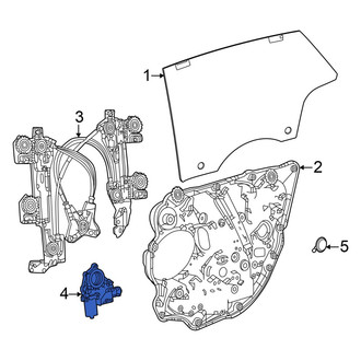 Dodge OE - Front Right Window Motor