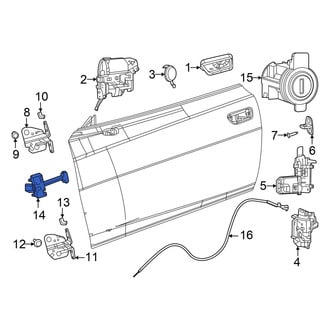 Dodge OE - Front Door Check