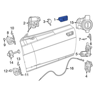 Dodge OE - Front Left Inner Interior Door Handle