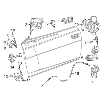 Dodge OE - Front Door - Lock & Hardware