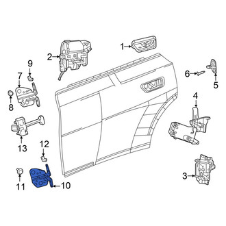 Dodge OE - Rear Right Lower Door Hinge
