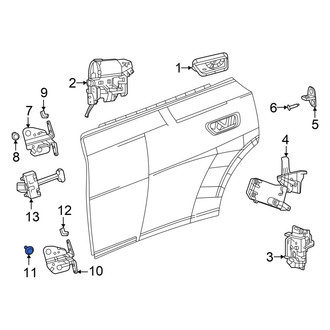 Dodge OE - Lower Door Hinge Bolt