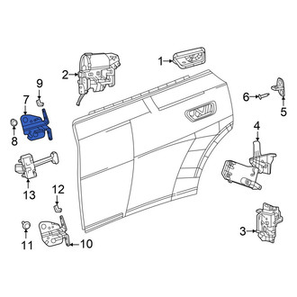 Dodge OE - Front Left Upper Door Hinge
