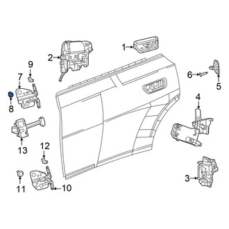 Dodge OE - Lower Door Hinge Bolt