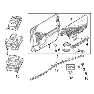Dodge OE - Rear Right Outer Door Outer Panel