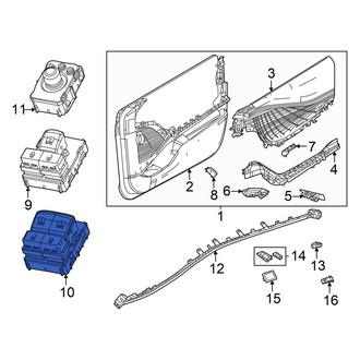 Dodge OE - Front Left Door Lock Switch