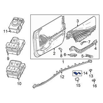 Dodge OE - Front Left Seat Memory Switch