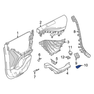 Dodge OE - Front Left Door Window Switch