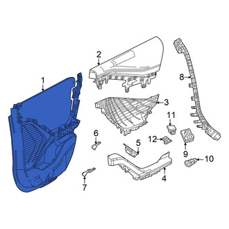Dodge OE - Rear Left Outer Door Outer Panel