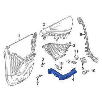 Dodge OE - Front Right Door Armrest