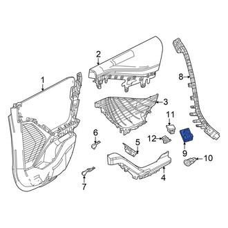 Dodge OE - Front Left Door Lock Switch