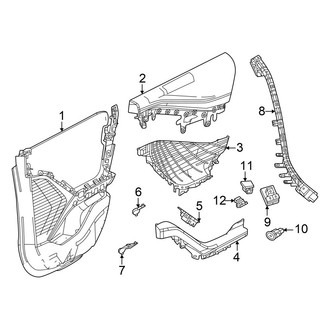 Dodge OE - Rear Door - Interior Trim
