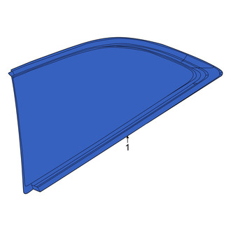Dodge OE - Rear Left Quarter Glass