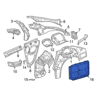 Dodge OE - Rear Quarter Panel Vent
