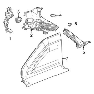 Dodge OE - Quarter Panel - Interior Trim
