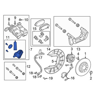Dodge OE - Rear Parking Brake Actuator