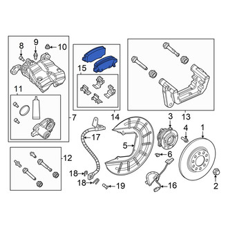 Dodge OE - Rear Disc Brake Pad Set