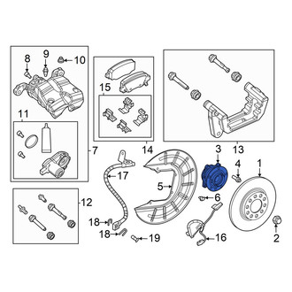 Dodge OE - Rear Wheel Bearing and Hub Assembly