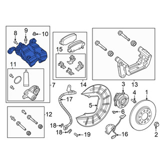 Dodge OE - Rear Right Disc Brake Caliper