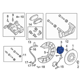 Dodge OE - Rear Wheel Bearing and Hub Assembly