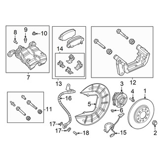 Dodge OE - Rear Suspension - Brake Components