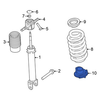 Dodge OE - Lower Coil Spring Insulator