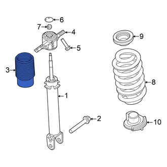 Dodge OE - Rear Suspension Strut Bellows