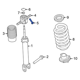 Dodge OE - Suspension Strut Mount Bolt