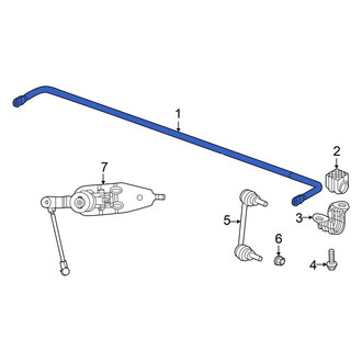 Dodge OE - Rear Suspension Stabilizer Bar