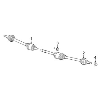 Dodge OE - Rear Suspension - Drive Axles