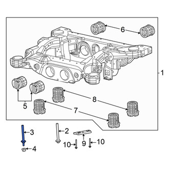 Dodge OE - Suspension Subframe Crossmember Stud