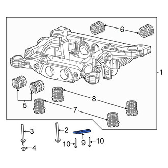 Dodge OE - Suspension Subframe Crossmember Brace