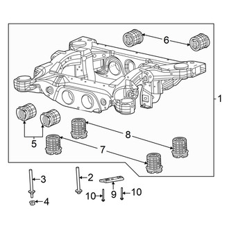 Dodge OE - Rear Suspension - Suspension Mounting
