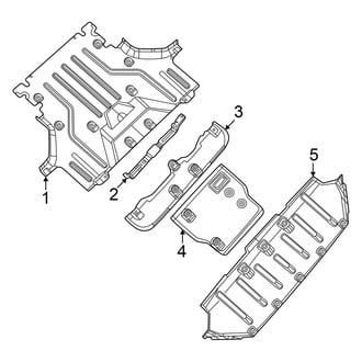 Dodge OE - Rear Body & Floor - Under Cover & Splash Shields