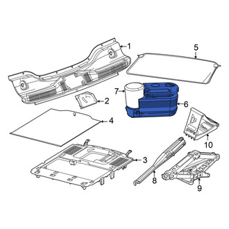 Dodge OE - Rear Accessory Air Compressor