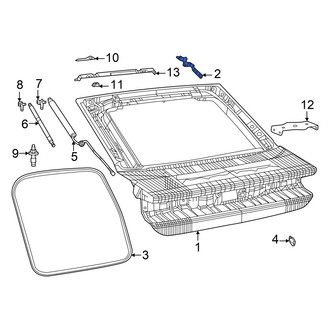 Dodge OE - Rear Left Liftgate Hinge