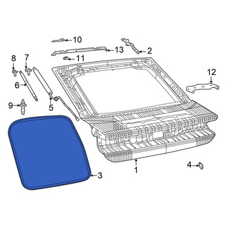 Dodge OE - Rear Hatch Seal