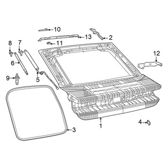 Dodge OE - Lift Gate - Gate & Hardware