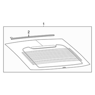 Dodge OE - Lift Gate - Glass