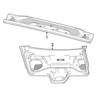 Dodge OE - Lift Gate - Interior Trim