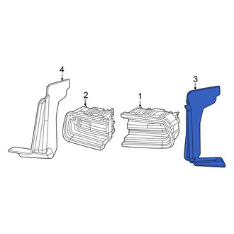 Dodge OE - Rear Right Tail Light Cover