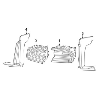 Dodge OE - Rear Lamps - Tail Lamps