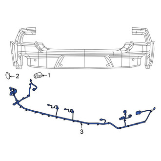 Dodge OE - Rear Parking Aid System Wiring Harness