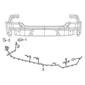 Dodge OE - Rear Bumper - Electrical Components