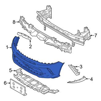 Dodge OE - Rear Lower Bumper Cover