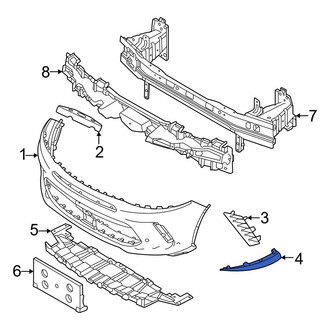 Dodge OE - Front Right Bumper Trim