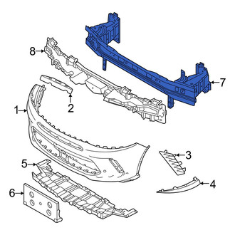 Dodge OE - Front Bumper Impact Bar